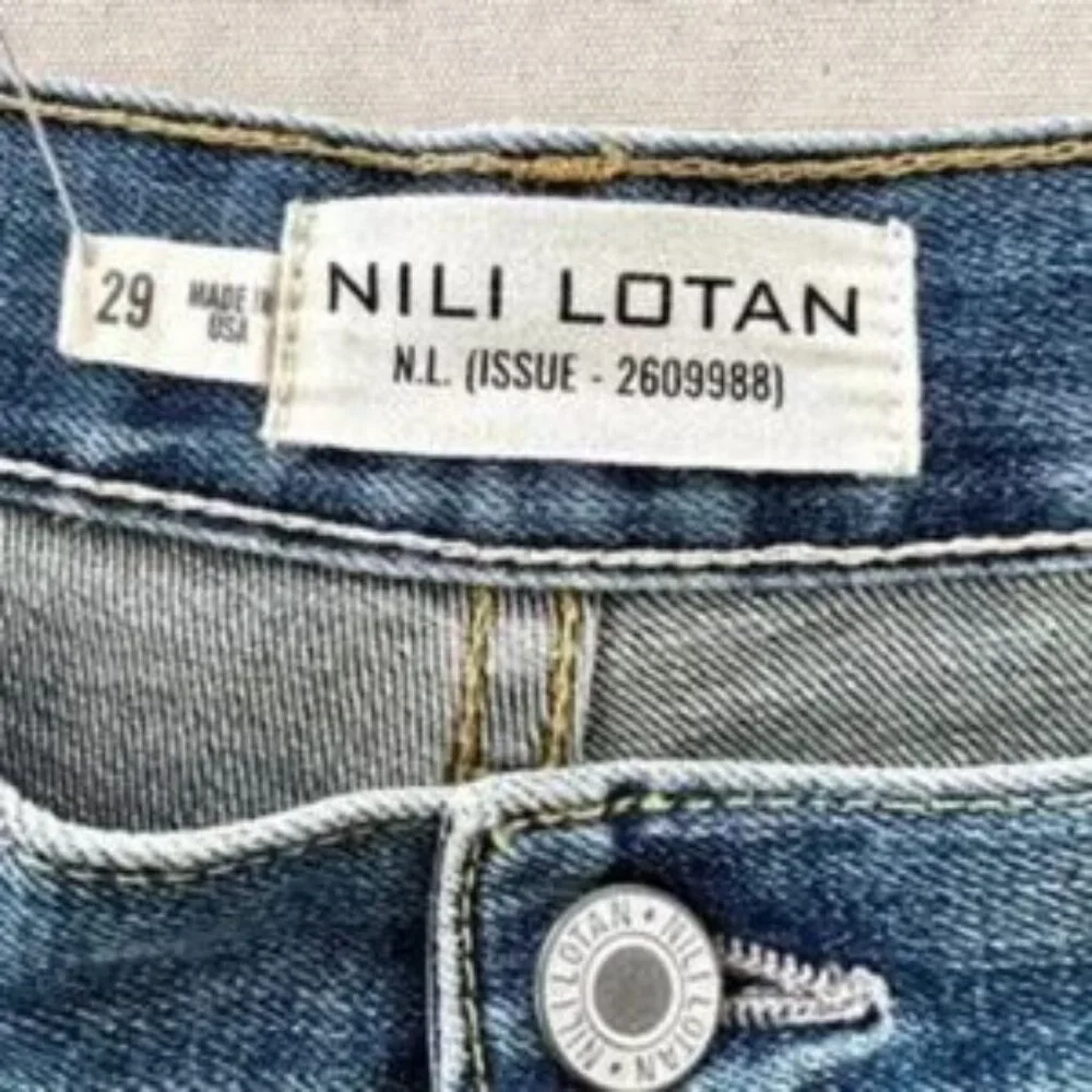 NILI LOTAN Emerson Jeans in Classic Wash - Picture 8 of 8
